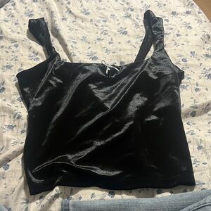 Black Velvet Women's Top